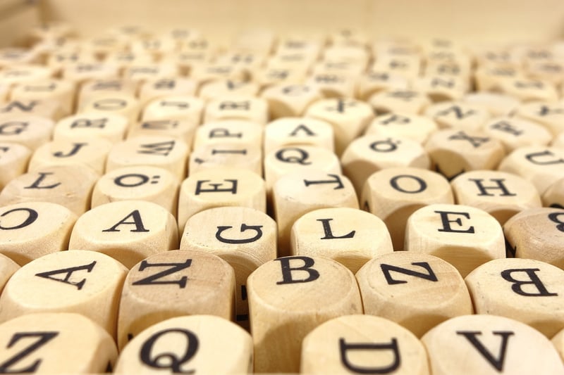 Alphabet Bean Bags